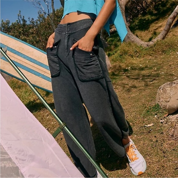 FP Movement by Free People Pants - Free People Movement Timko Pants in black Small